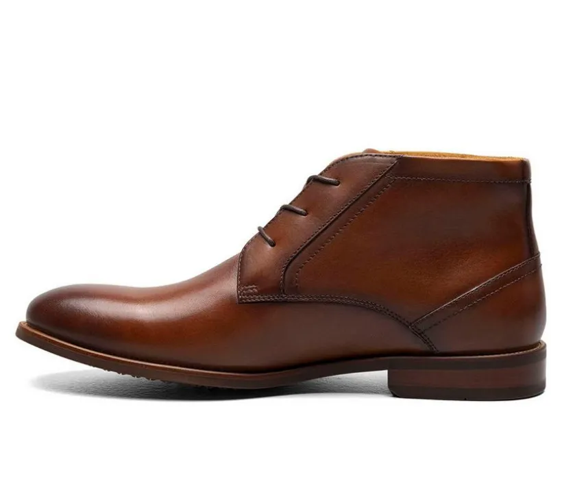 Men's Florsheim Rucci Plain Toe Chukka Dress Boots