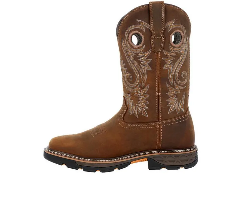 Men's Georgia Boot Carbo-Tec FLX Alloy Toe Waterproof Pull On Work Boots