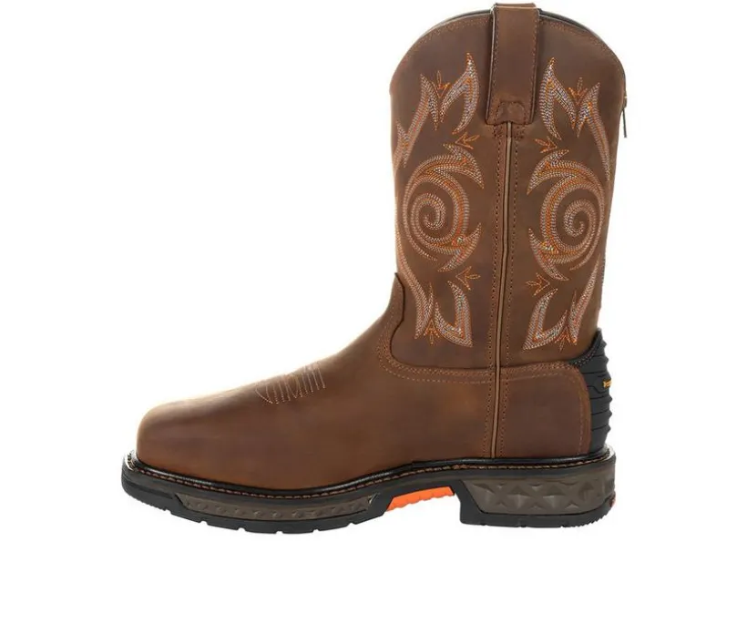 Men's Georgia Boot Carbo-Tec LT Steel Toe Waterproof Pull On Work Boots