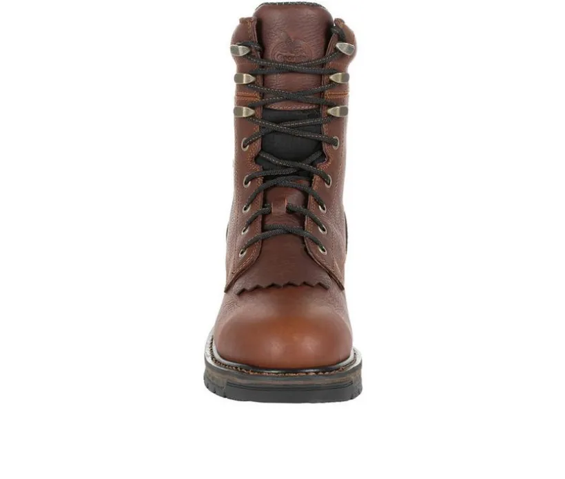 Men's Georgia Boot Carbo-Tec LT Steel Toe Waterproof Pull On Work Boots