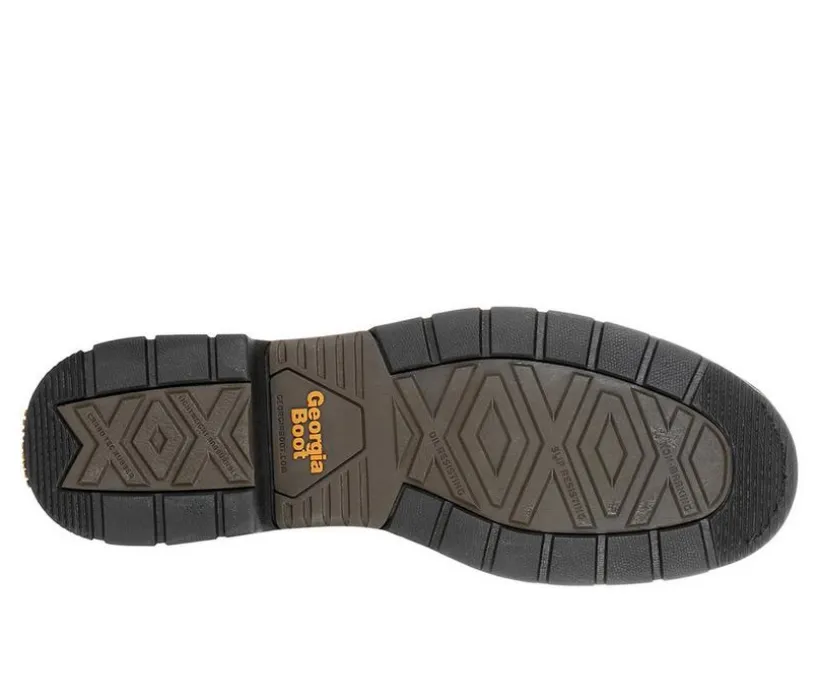 Men's Georgia Boot Carbo-Tec LT Steel Toe Waterproof Pull On Work Boots