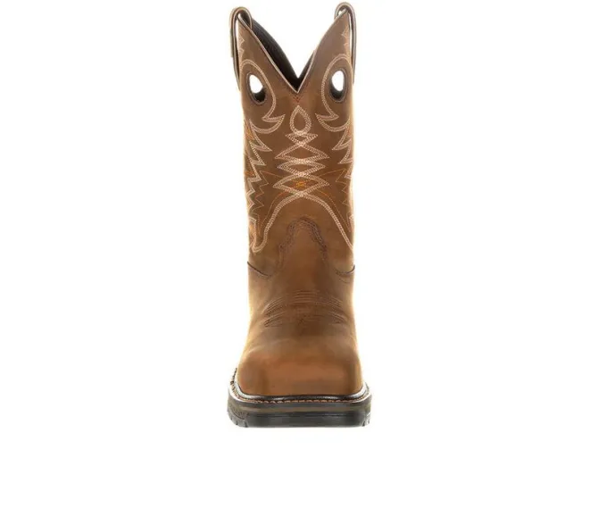Men's Georgia Boot Carbo-Tec LY Alloy Toe Waterproof Pull On Work Boots