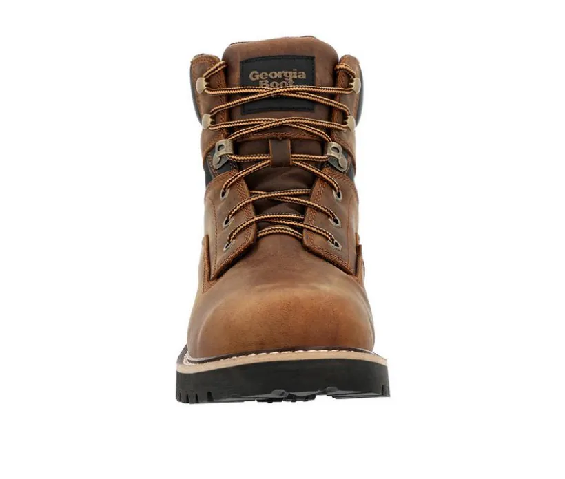 Men's Georgia Boot Core 37 6 Steel Toe Work Boots