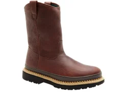 Men's Georgia Boot 9" Giant Steel Toe Pull-On Work Boots