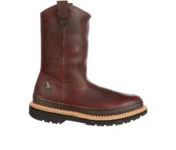 Men's Georgia Boot Giant Wellington Pull-On Work Boots
