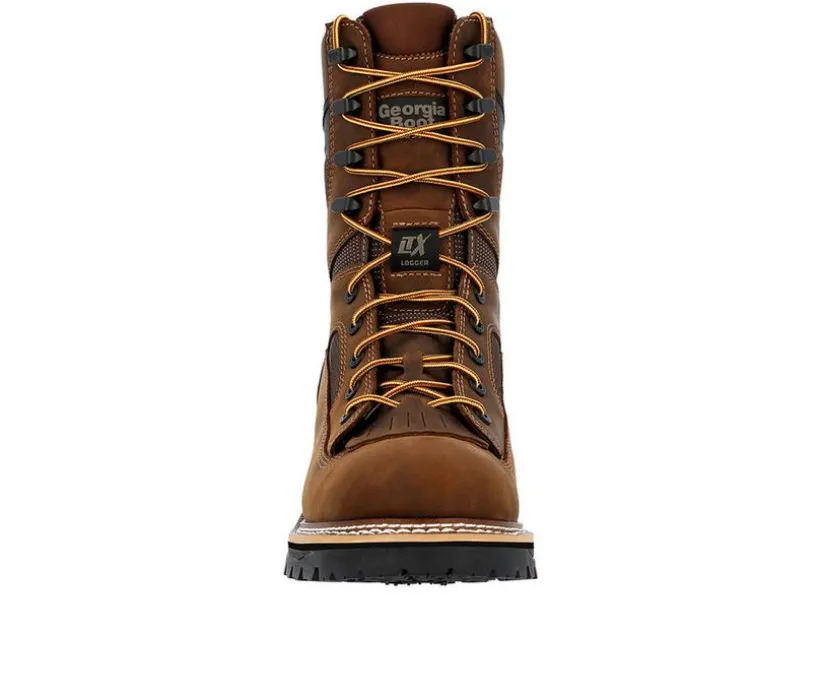 Men's Georgia Boot LTX Logger Composite Toe Waterproof Work Boots