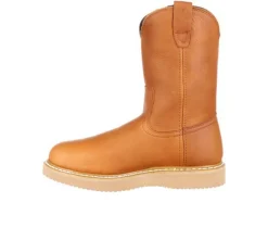 Men's Georgia Boot 10" Wedge Steel Toe Pull On Work Boots