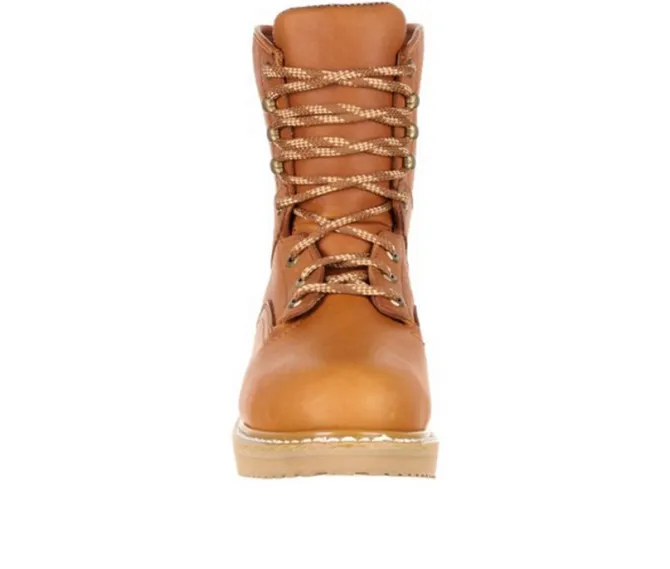 Men's Georgia Boot 8" Wedge Steel Toe Work Boots