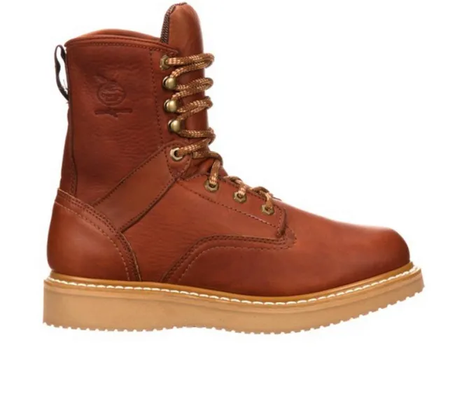 Men's Georgia Boot 8" Wedge Work Boots