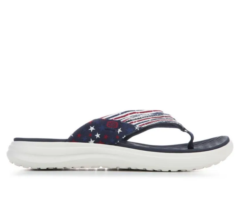 Men's HEYDUDE Finn Flip Americana Flip-Flops
