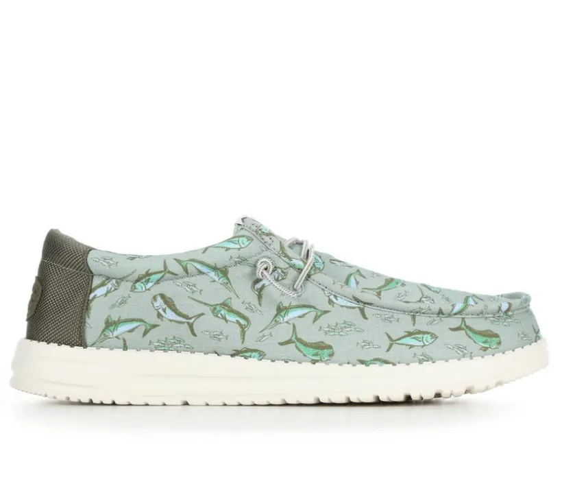 Men's HEYDUDE Wally Bluewater Casual Shoes