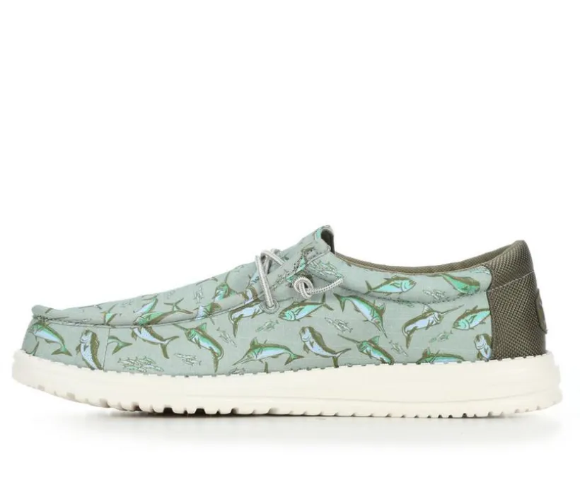 Men's HEYDUDE Wally Bluewater Casual Shoes