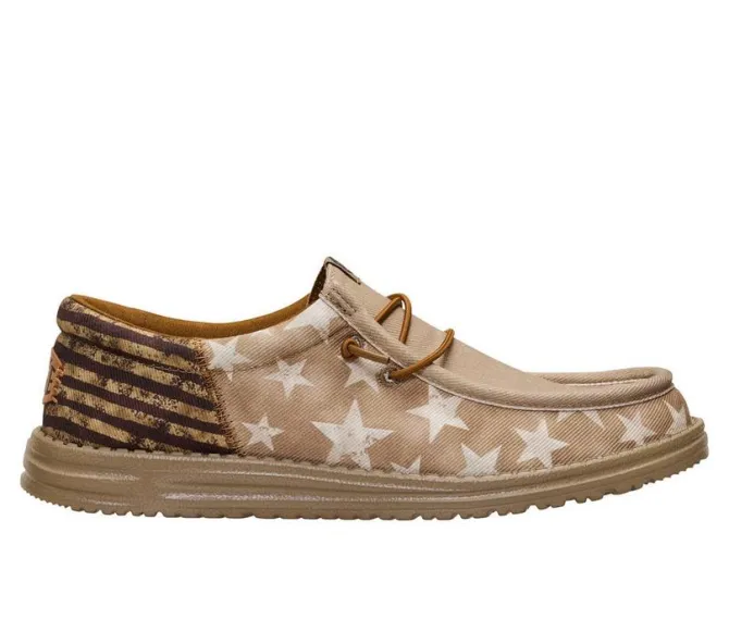 Men's HEYDUDE Wally Funk Patriot Casual Shoes