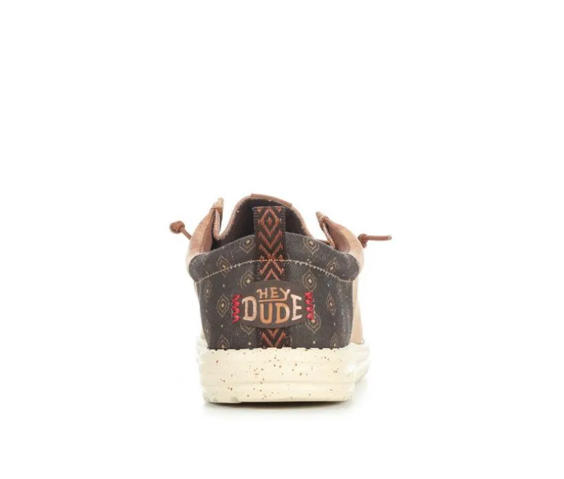Men's HEYDUDE Wally Funk Western Stitch Casual Shoes