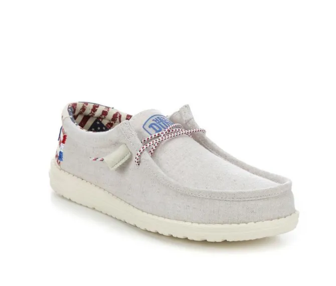 Men's HEYDUDE Wally Patriotic Casual Shoes