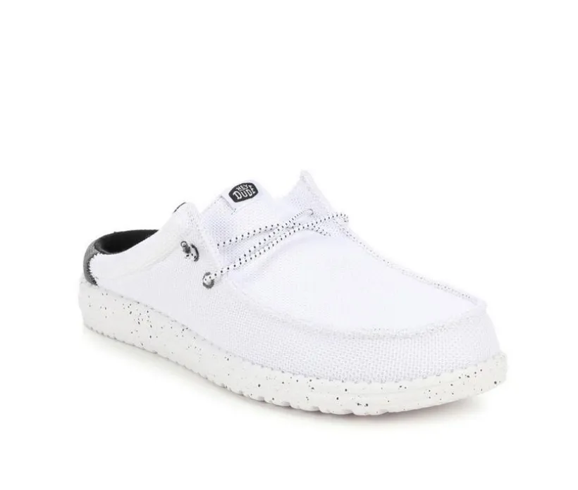 Men's HEYDUDE Wally Slip Varsity Jersey-M Casual Shoes
