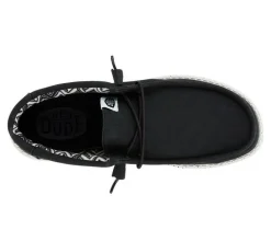 Men's HEYDUDE Wally Stretch Canvas Wide Boat Shoes