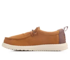 Men's HEYDUDE Wally Vintage Classic Black Casual Shoes