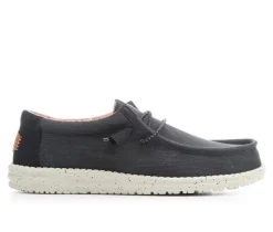 Men's HEYDUDE Wally Washed Canvas Casual Shoes