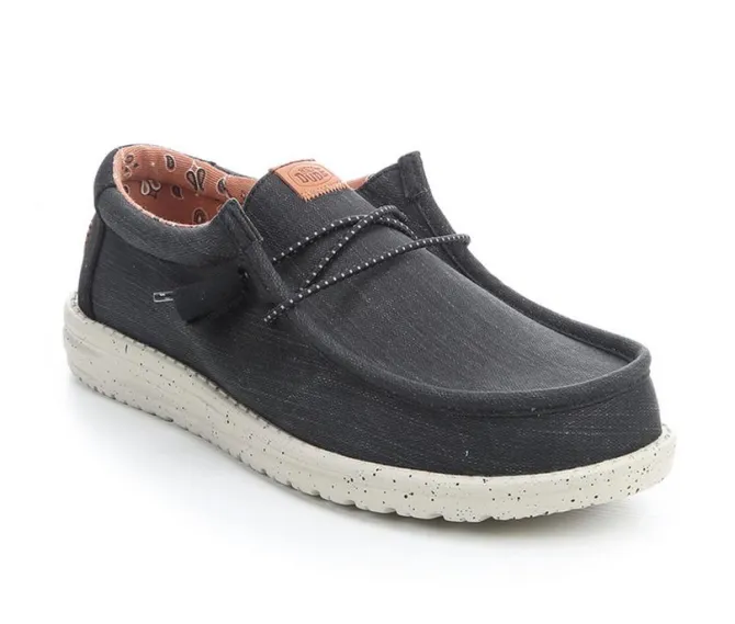 Men's HEYDUDE Wally Washed Canvas Casual Shoes