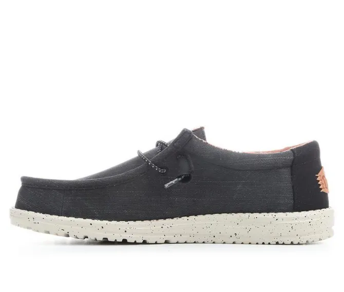 Men's HEYDUDE Wally Washed Canvas Casual Shoes