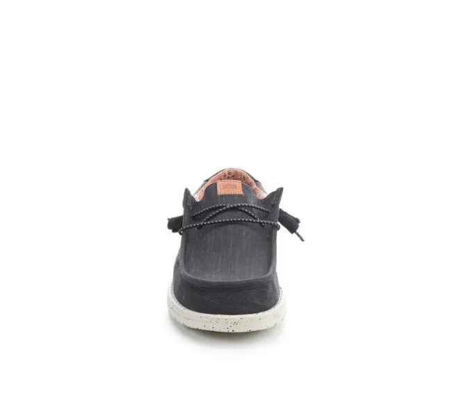 Men's HEYDUDE Wally Washed Canvas Casual Shoes