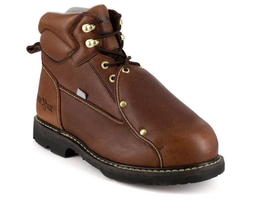 Men's Iron Age Groundbreaker Vibram Steel Toe Work Boots