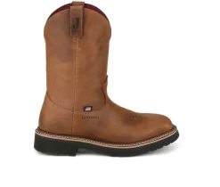 Men's Justin Boots Ames WP Steel Toe Cowboy Boots