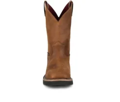 Men's Justin Boots Ames WP Steel Toe Cowboy Boots