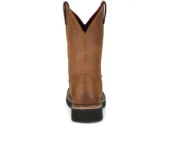 Men's Justin Boots Ames WP Steel Toe Cowboy Boots