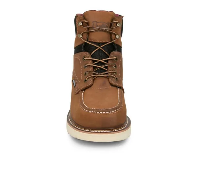 Men's Justin Boots Hardwire Wedge Steel Toe Boots Work Boots