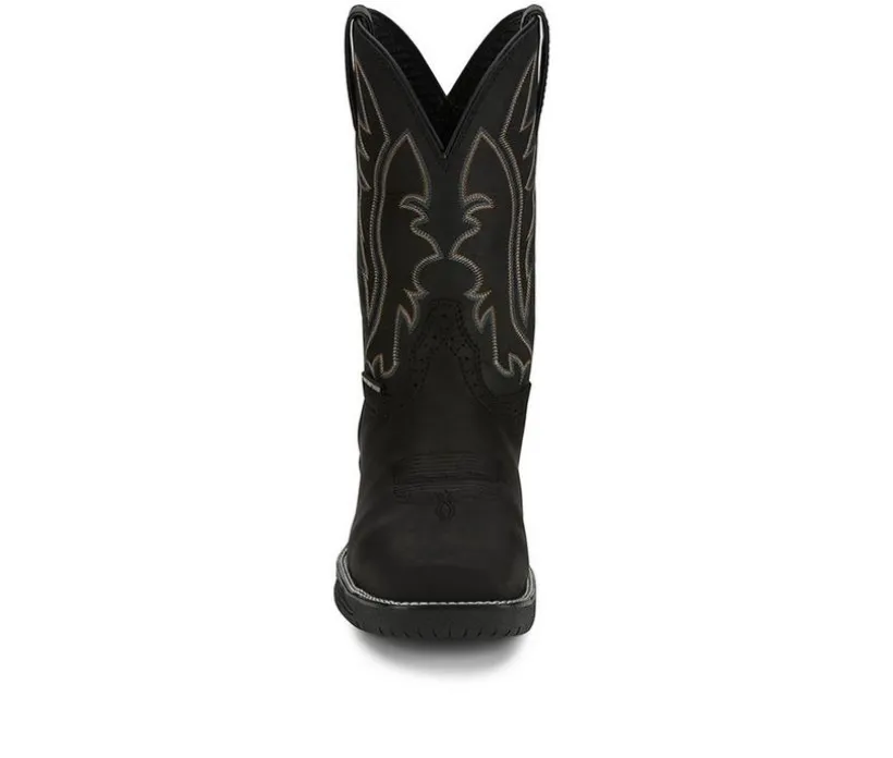 Men's Justin Boots Nitread 11" Ct H20 Cowboy Boots