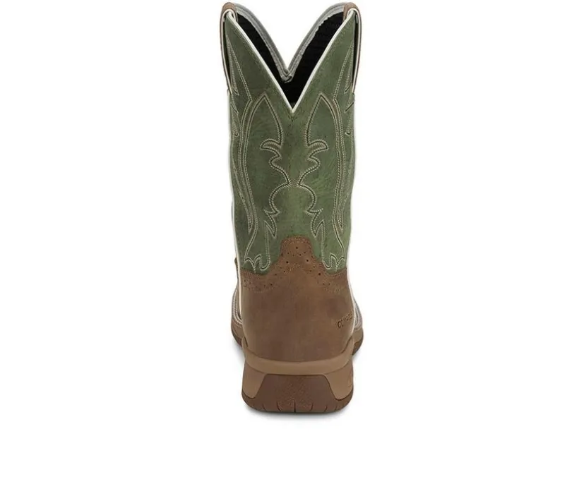 Men's Justin Boots Nitread 11" Ct H20 Cowboy Boots