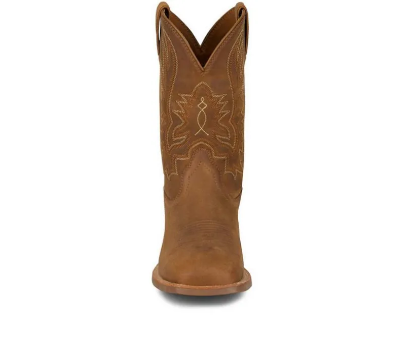 Men's Justin Boots Rustle Stacked Heel Western Boot Cowboy Boots