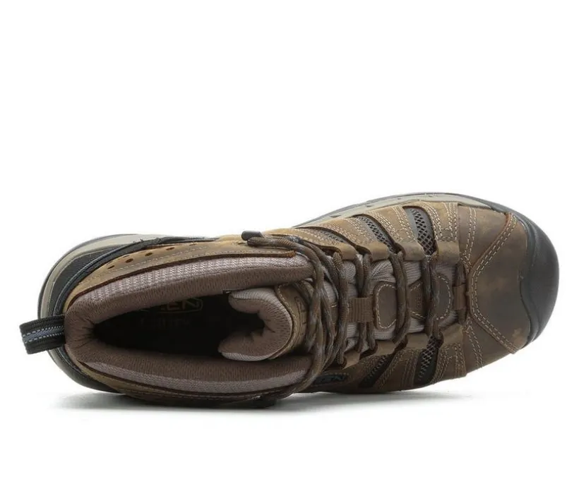Men's KEEN Utility Flint II Mid Waterproof Steel Toe Work Boots