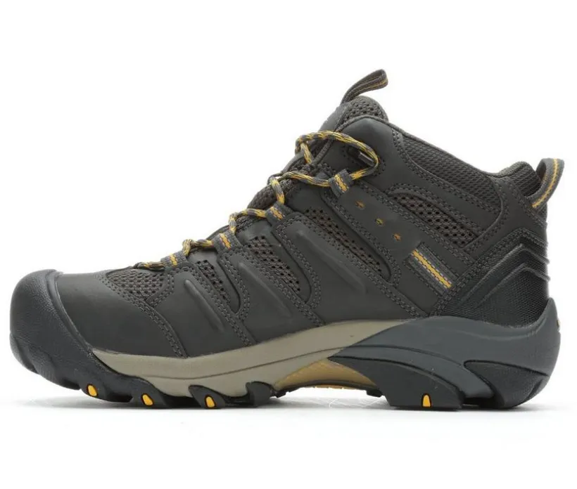 Men's KEEN Utility Lansing Mid Steel Toe Waterproof Work Boots