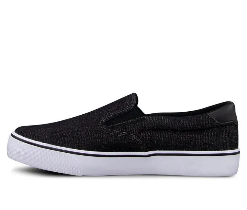 Men's Lugz Clipper Denim Wide Casual Slip-On Shoes