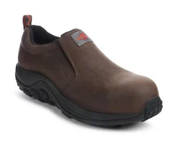 Men's Merrell Work Jungle Moc Leather Composite Toe Work Shoes