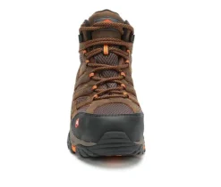 Men's Merrell Work Moab Vertex Mid Waterproof Comp Toe Work Boots