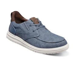 Men's Nunn Bush Brew City Canvas EZ Hands Free Moc Toe Moc Toe Slip-On
