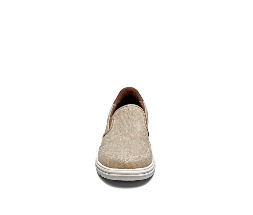 Men's Nunn Bush Brew City Canvas EZ Moc Toe Slip On Slip-On Shoes