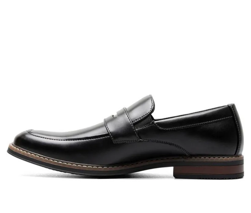 Men's Nunn Bush Carmelo Moc Toe Penny Loafer Dress Shoes