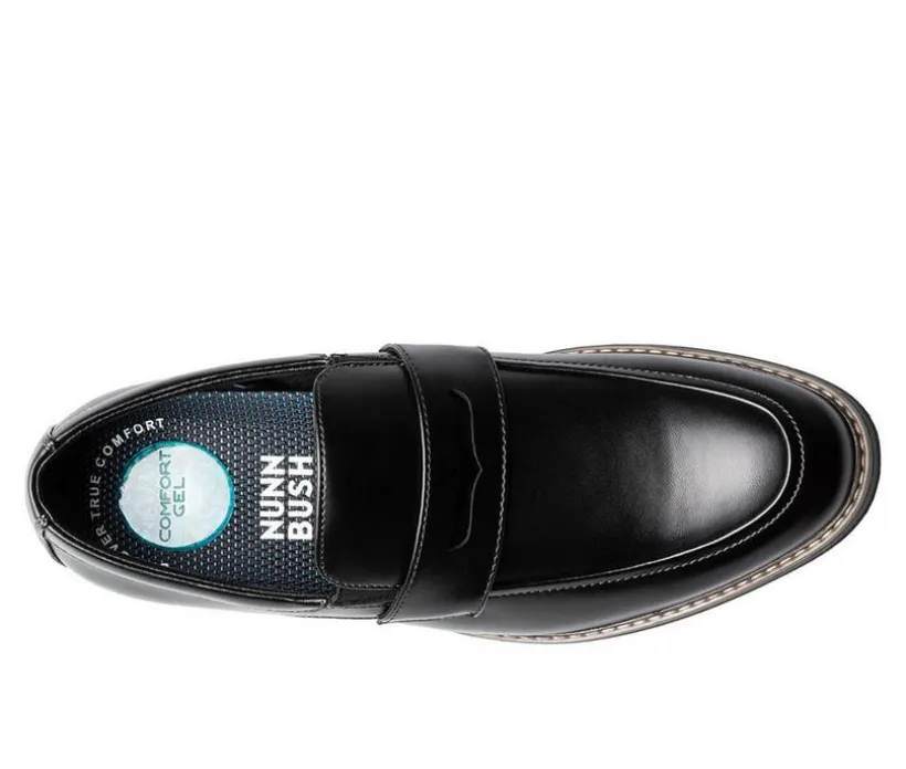 Men's Nunn Bush Carmelo Moc Toe Penny Loafer Dress Shoes