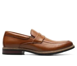 Men's Nunn Bush Carmelo Moc Toe Penny Loafer Dress Shoes