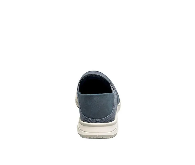 Men's Nunn Bush Conway EZ Canvas Moc Toe Slip On Shoes