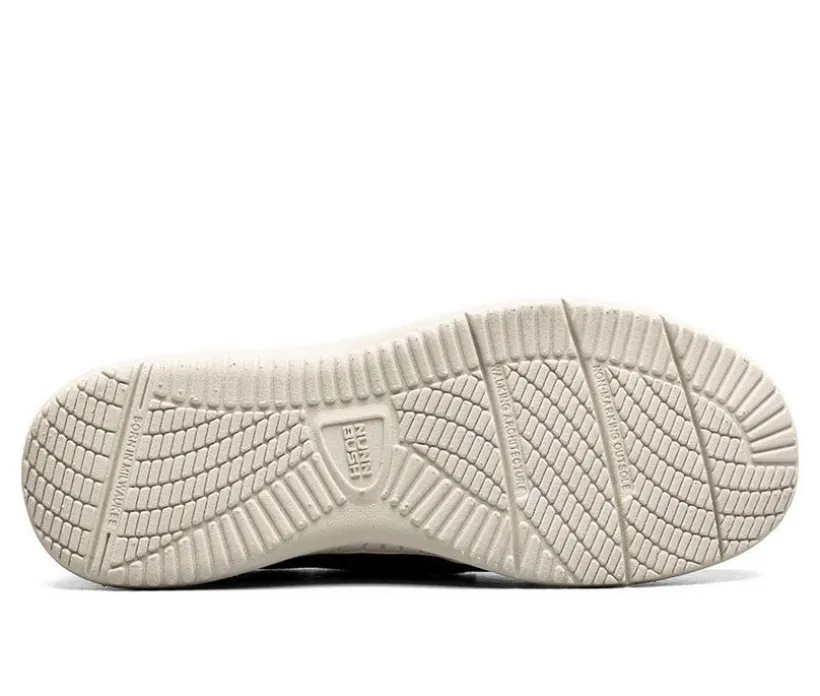 Men's Nunn Bush Conway EZ Canvas Moc Toe Slip On Shoes