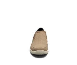 Men's Nunn Bush Conway EZ Canvas Moc Toe Slip On Shoes