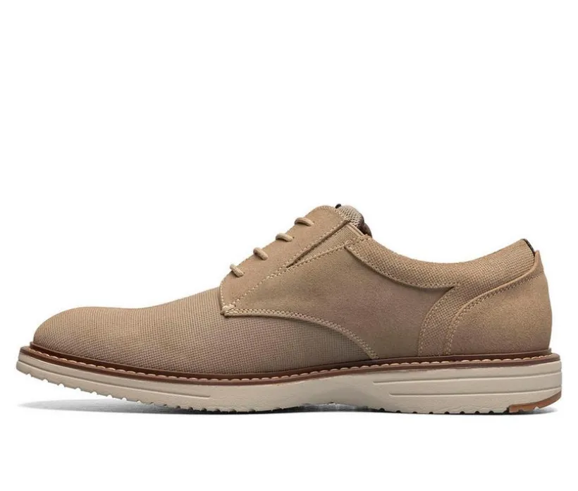 Men's Nunn Bush Griff Suede Plain Toe Oxford Oxfords