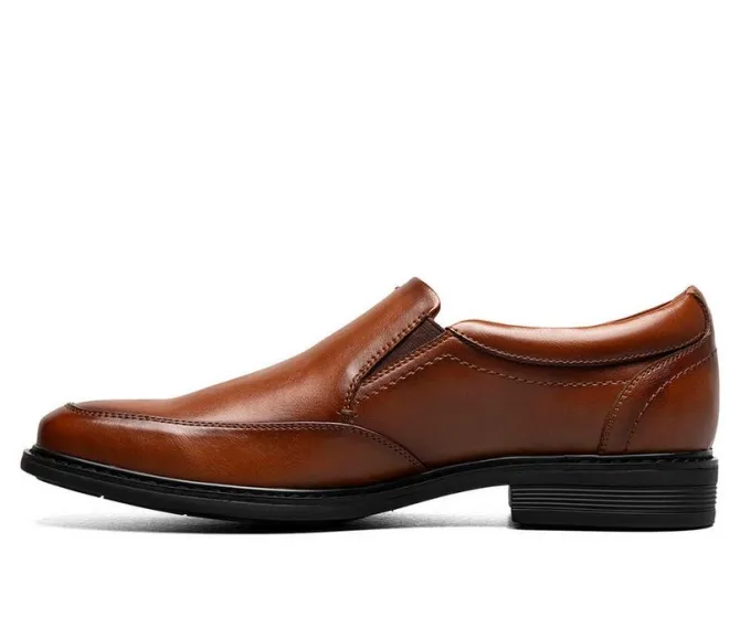 Men's Nunn Bush Jarvis Moc Toe Slip On Dress Shoes