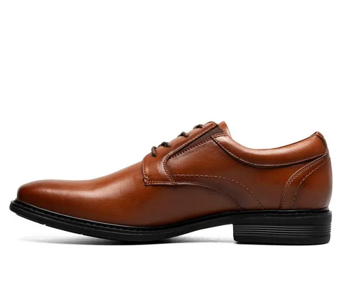 Men's Nunn Bush Jarvis Plain Toe Oxford Dress Shoes